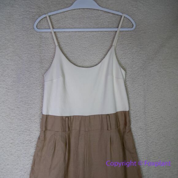 New! EXPRESS‎ Belted Linen-Blend Utility Jumpsuit, size M - Picture 6 of 16